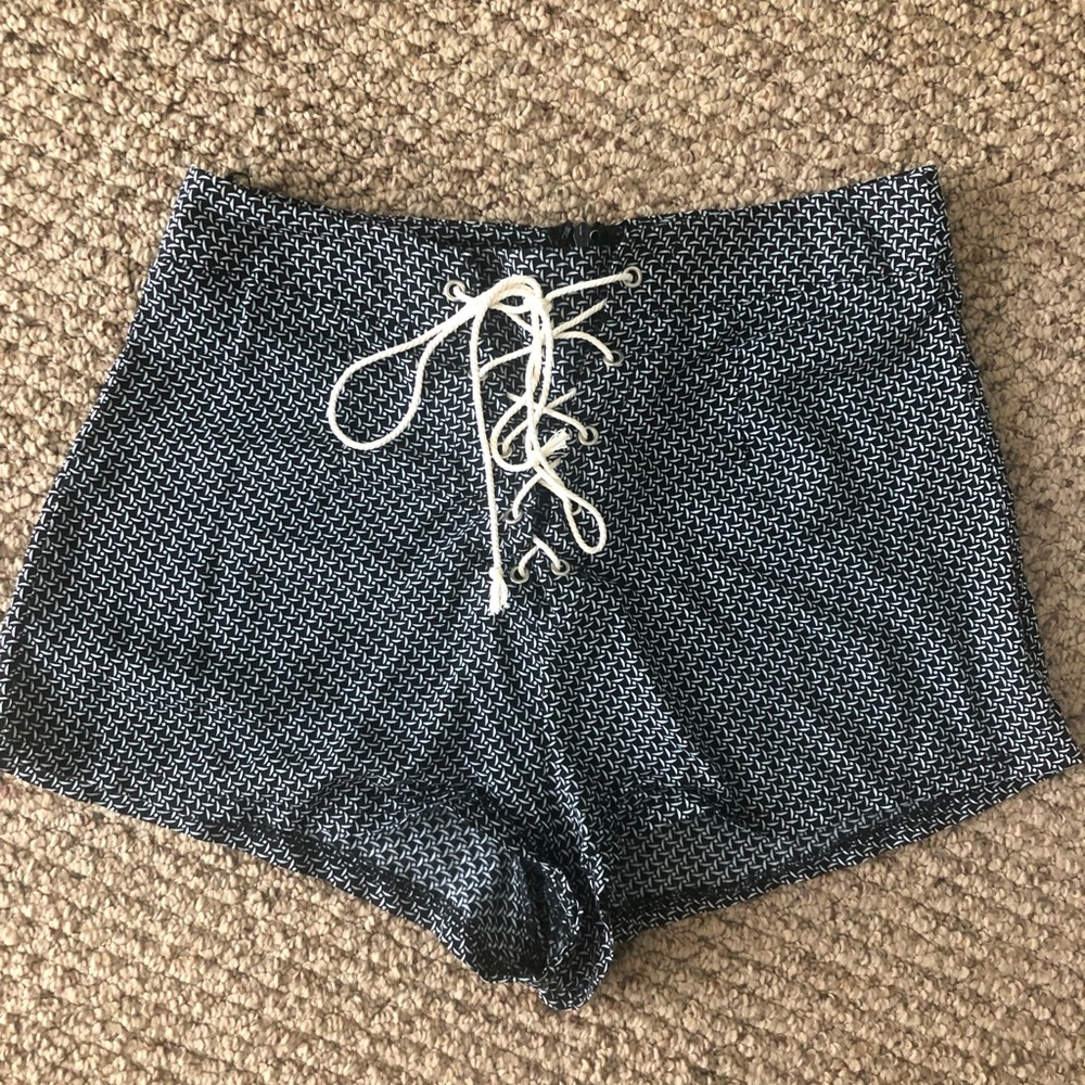 Lace up shorts